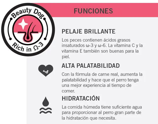 Pate Delight Salmón Alimento Húmedo Completo para Perros para Todas Las Edades | 24 unidades (90g c/u)