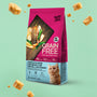 Comida sin cereales para Gatos de todas las edades (mezcla de cubitos de carne real visible)